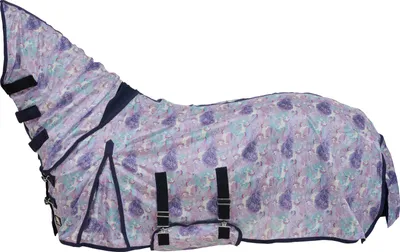 Image de Couverture anti-mouches HorseGuard HG Unicorn, couleur aster purple, taille (cm) : 125 cm