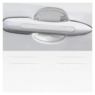 Produktbild von 8 Stück transparente Anti-Kratzer-Aufkleber für Autotürgriffe, Lackschutzfolie Aufkleber Set für Autos, universeller Schutz gegen Kollisionen