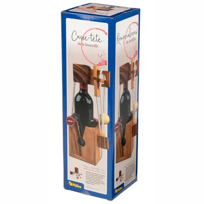 Produktbild von Philos Flaschenpuzzle aus Samena-Holz