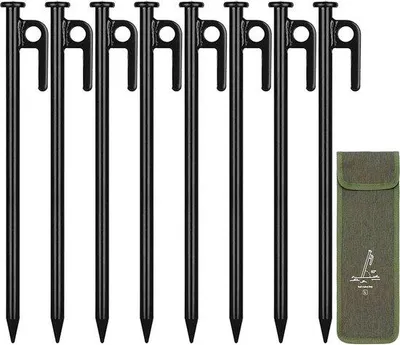Produktbild von Famanu Zeltanker 30 cm mit Haken - Set von 8 Stück
