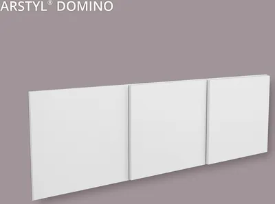 Produktbild von 3D Wandpaneel NMC DOMINO ARSTYL Noel Marquet Wandpaneel Zierelement Modernes Design weiß