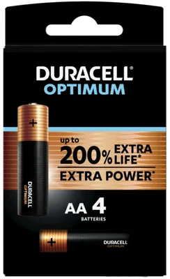 Zdjęcie produktu dla Duracell 5000394137486, Jednorazowa bateria, AA, 4 szt., Wielobarwny, 150 mm, 10 mm