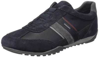 Produktbild von Geox Respira Herren U Wells A Low Top Sneaker Slipper Halbschuhe U82T5A Navy, Größe:EUR 39