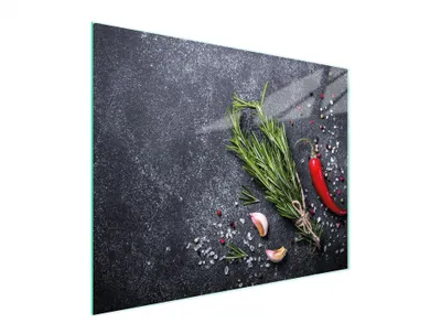 Obrázok produktu pre Sklenená doska na krájanie 52x40 bridlice