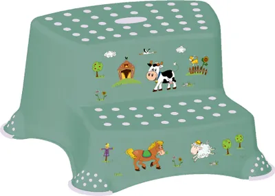 Image de keeeper kids Tritthocker « igor funny farm » vert tendre