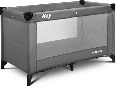 Obrázok produktu pre Cestovná postieľka CARETERO Key graphite