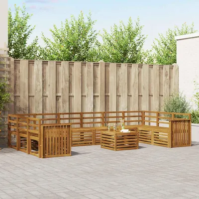 Produktbild von "Seasonal Sale"Sofagarnitur - CLORIS - Balkonmöbe/Sitzgruppe - Natur Massivholz Akazie - Gartensofas DEMöbel432821