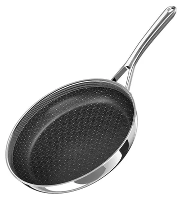 Immagine prodotto di Padella antiaderente in acciaio inossidabile da 28 cm, con rivestimento in Vetroceramica, adatta a tutti i tipi di fornelli, utilizzabile in forno e lavabile in lavastoviglie