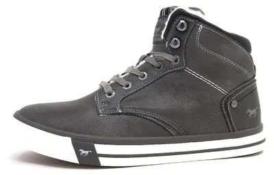 Produktbild von Mustang Herrenschuhe Stiefel Schnürer Schnürstiefel Grau Freizeit