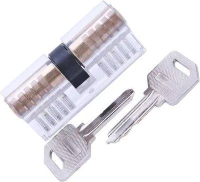 Produktbild von Famanu Lockpicking Set Transparent - Ideal für Training und professionelle Nutzung