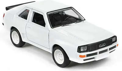 Immagine prodotto di Audi Sport Quattro 11,5 cm modello auto metallo modello auto giocattolo auto veicolo bambini regalo giocattolo 41 (bianco)