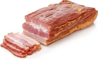 Zdjęcie produktu dla Boczek Wędzony Kaminiarz - Delikatesowy, Na Wagę, Ok. 0,5Kg