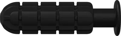 Image de vidaXL Poignées de baby-foot 10 pièces Noir 2,8 x 2,8 x 9,3 cm PP