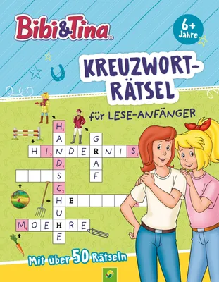 Produktbild von Bibi & Tina Kreuzworträtsel für Lese-Anfänger