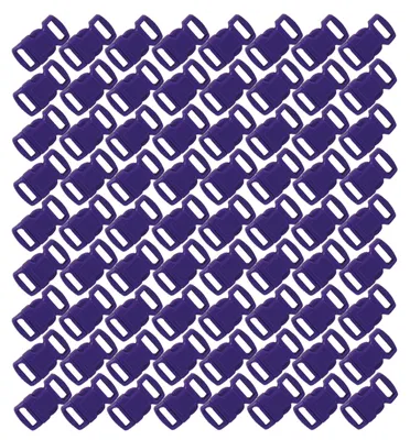 Produktbild von 75x Steckschnalle Gurtschnalle Verschluss Klickverschluss Paracord Rucksack lila