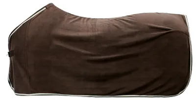 Produktbild von EQuest Abschwitzdecke Fleece REGULAR in Blau und Mocha, Farbe:Mocha, Größe:XL