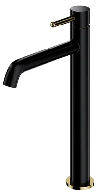 Produktbild von Omnires Y Y1212BLGL Waschtischarmatur hoch, schwarz-gold