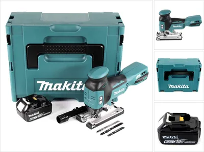 Produktbild von Makita DJV 181 G1J Akku Pendelhubstichsäge 18V Brushless + 1x Akku 6,0Ah + Makpac - ohne Ladegerät