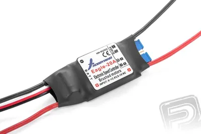 Produktbild von Hobbywing Eagle 20A Brushed Regler 2-3s, 1A BEC