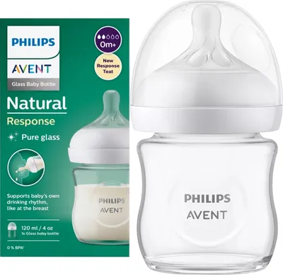 Produktbild von Avent Natural Response Flasche 120 ml +0m Glas