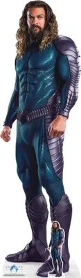Produktbild von Aquaman Pappaufsteller Blue Suit Jason Momoa Pappaufsteller