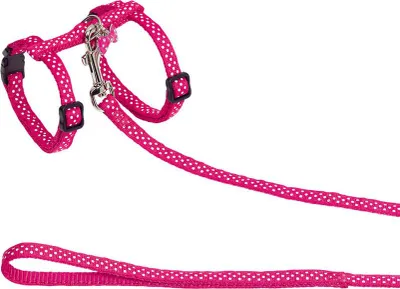 Zdjęcie produktu dla Nobby 78009-1, Kot, Różowy, Biały, Wzór, Nylon