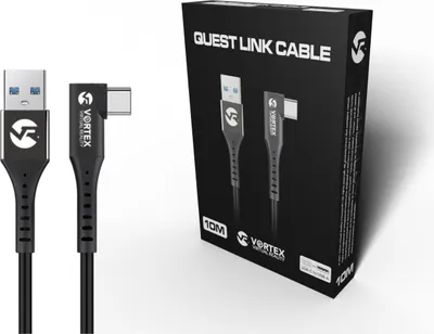 Zdjęcie produktu dla VORTEX VR 10 m Kabel Link USB-A do Meta Quest 3 / 3S / 2 – USB 3.2 5 Gbps PC-VR, szybki transfer danych & ładowanie