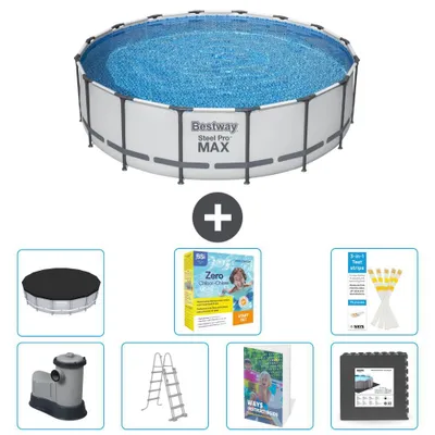 Immagine prodotto di Bestway Steel Pro MAX Rotonda - 488x122 cm - 8 pezzi  S607