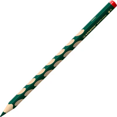 Obrázek produktu pro Ergonomická barevná tužka pro praváky - STABILO EASYcolors - Jednoduchá tužka - listově zelená