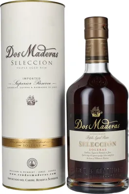 Immagine prodotto di Dos Maderas Selección Superior Reserve Triple Aged Rum 42% Vol. 0,7l in confezione regalo