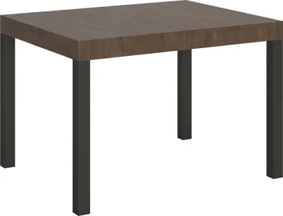 Immagine prodotto di ITAMOBY - Tavolo allungabile 120/204x80 cm Everyday noce gambe antracite