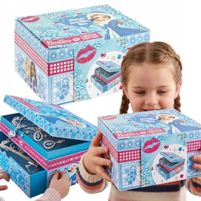 Produktbild von Artmaker Prinzessin Schmuckkästchen Bastelset mit Glitzersteinen