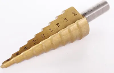 Obrázek produktu pro HSS TIN stupňovitý vrták Vrták do kovu Vrták do kovu Nerezová ocel VA 4-20 mm Gr 2