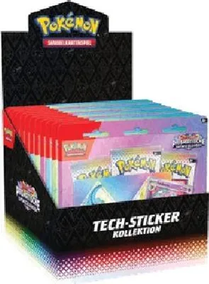 Obrázek produktu pro Pokemon Prismatic Evolutions: Tech Sticker Collection Display