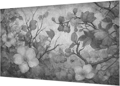 Produktbild von Selbstklebende Fototapete - Wandbilder für Wohnzimmer - 416x254 - Dekorative Wandfolie - Modernes Design für Wanddekoration - Tapeten für Innenräume - Blütenzweig