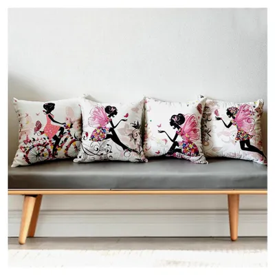 Produktbild von Kissenbezug 45x45 cm 4er Set Samtkissen für Wohnzimmer und Schlafzimmer