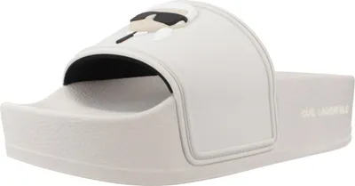 Image de Karl Lagerfeld Kondo Maxi Karl Nft Slide Couleur Blanc