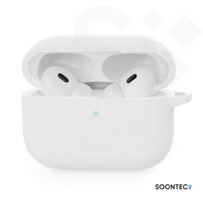 Produktbild von SOONTEC Kopfhörer-Schutzhülle Transparent SOONTEC Hülle für AirPods Pro 3. Generation Case mit Karabiner-Ring