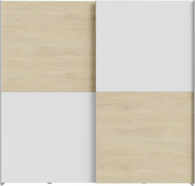 Obrázek produktu pro Nábytek24 Skříň s posuvnými dveřmi Shms32231-M870 Skříň s posuvnými dveřmi Forte Puccini dub/bílá