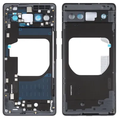 Produktbild von Gehäuse Rahmen Mittelrahmen Front Housing Deckel für Google Pixel 6a Schwarz