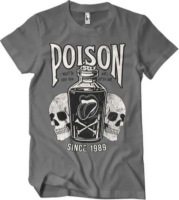 Produktbild von Poison T-Shirt - Medium - DarkGrey