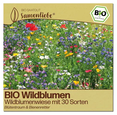 Produktbild von Samenliebe  Wildblumen Samen | Wildblumenwiese mit 30 Sorten - samenfestes  Saatgut