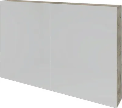 Produktbild von Spiegelschrank Sanox 100 x 12 x 65 cm craft oak 2-türig doppelt verspiegelt