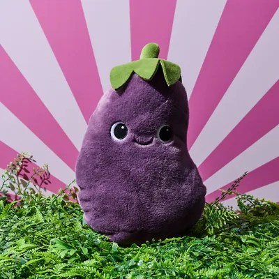 Image de Peluche Aubergine Kawaii