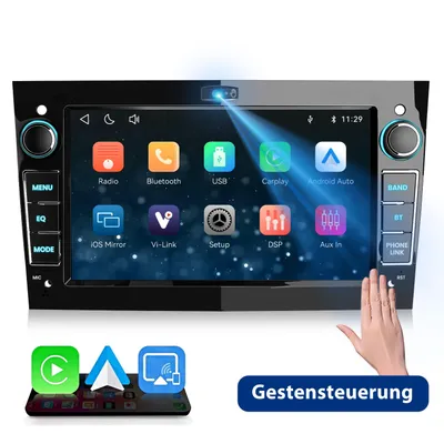 Produktbild von Autoradio 7 Zoll Linux Für Opel Astra H Corsa C/D Vectra C Zafira BT Carplay Android Auto SWC