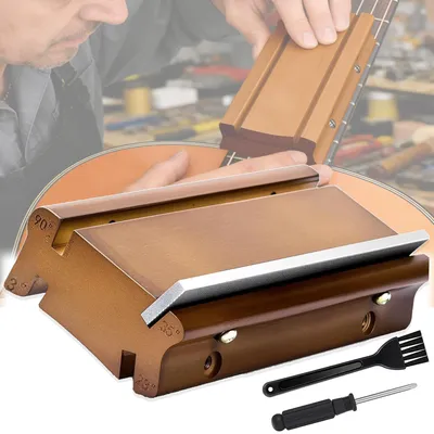 Immagine prodotto di Solidchoice - Strumento multifunzione 4-in-1 per smussare i bordi della tastiera della chitarra