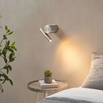 Produktbild von Orientierbare und dimmbare LED-Leselampe Chromdesign - Isévia