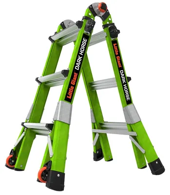 Obrázek produktu pro Multifunkční teleskopický žebřík Little Giant Dark Horse 2.0, 4x3 příčky, sklolaminát 16113
