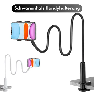 Produktbild von Schwanenhals Handy Halterung Halter Arm Handyhalter Bett Handyhalterung Tisch