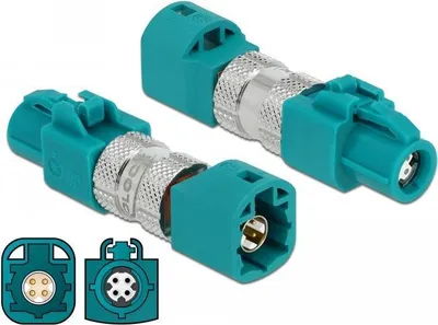 Produktbild von DELOCK Adapter HSD Z Buchse zu HSD Z Stecker